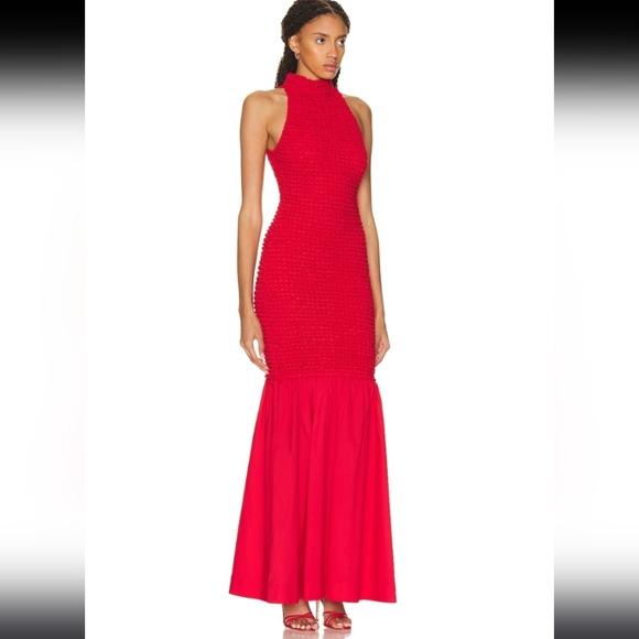 STAUD Red Kiera Dress - Picture 2 of 4